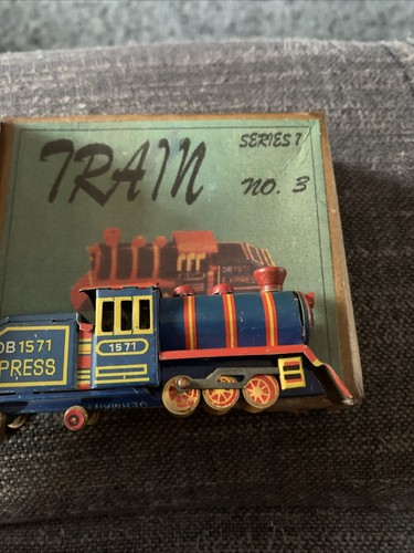 Vintage german tin train - german, 3