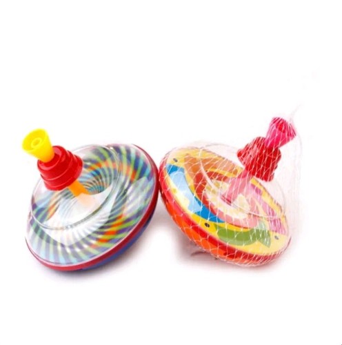 Toys tin spinning top - toys, top,