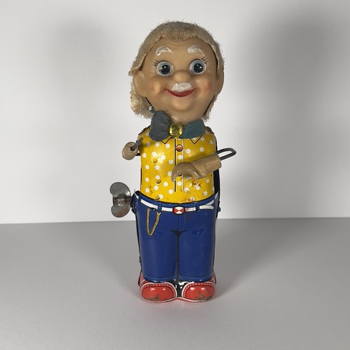 Vintage tin litho wind toy - litho,