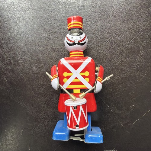 Vintage soldier drummer - vintage, tin