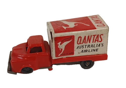 Vintage qantas airline tin - vintage,
