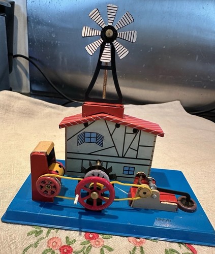 Mm091 windmill tin plate - windmill,