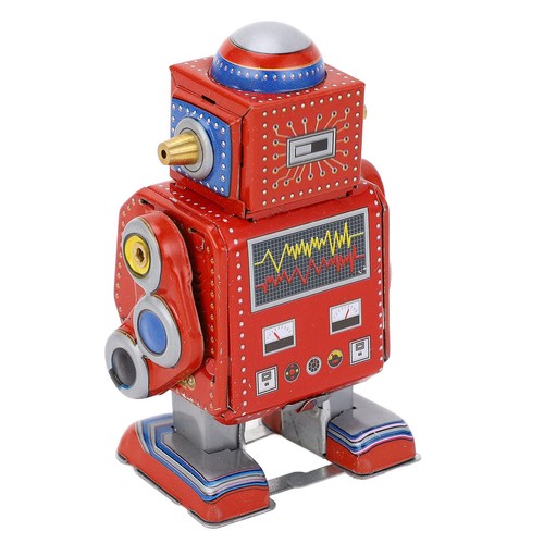 Mini tin wind robot - wind, up