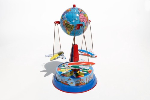 Earth plane carousel - carousel, tin