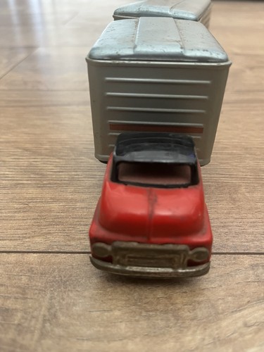 Vintage tin plate lorry truck - vintage,