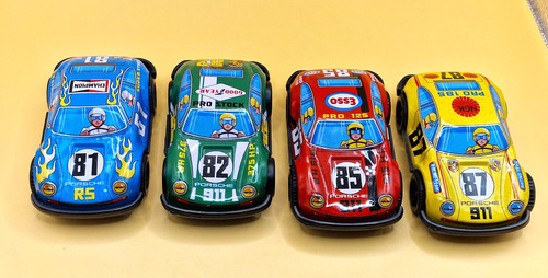 Vintage tin toy - tin, cars