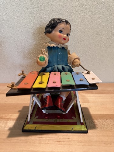 Vintage wind tin litho toy - tin,
