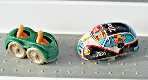 Tin toys police car - 2,