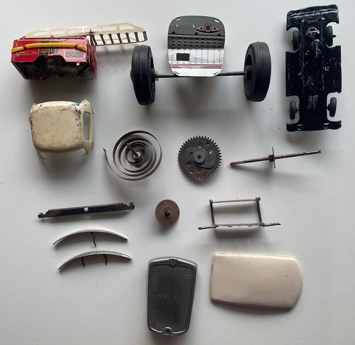 Vintage tin toy - toy, parts