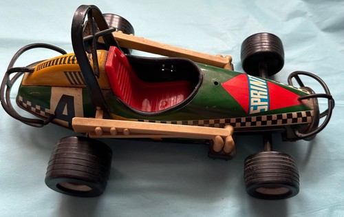 Vintage tin toy friction - vintage, car