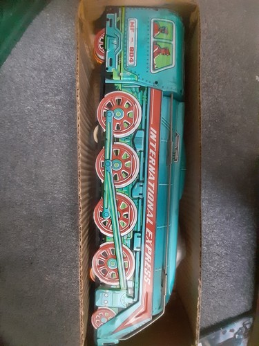 Vintage boxed tin toy train - boxed,