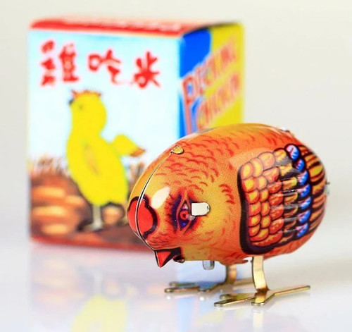 Wind tin pecking - tin,