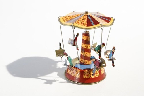 Mini roof carousel tin - carousel, toy