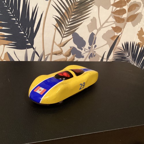 Scylling tin plate racing car - plate,