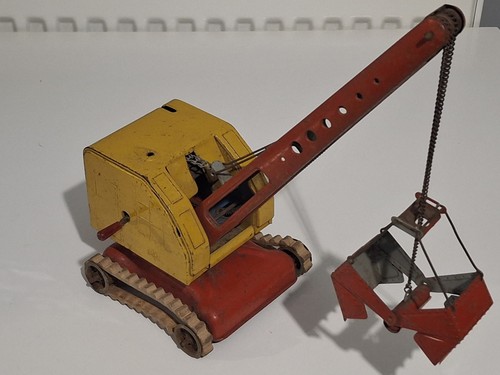 Mfz blechspielzeug bagger - blechspielzeug,