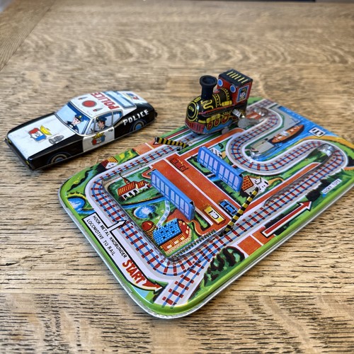 Vintage luck toys wind tin - wind,