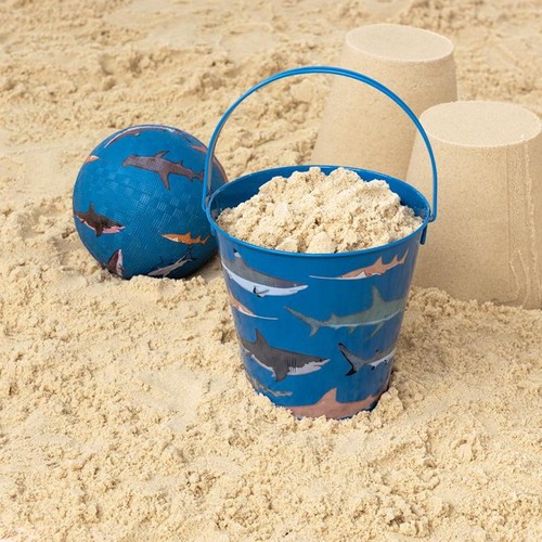Sharks children tin bucket - sharks, children's