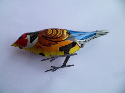 Vintage tin plate toy wind - tin,