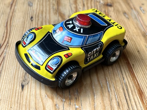 Vintage cab car yellow city - car,