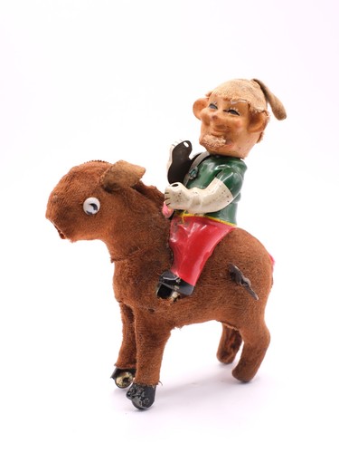 Dwarf rider donkey - donkey, tin