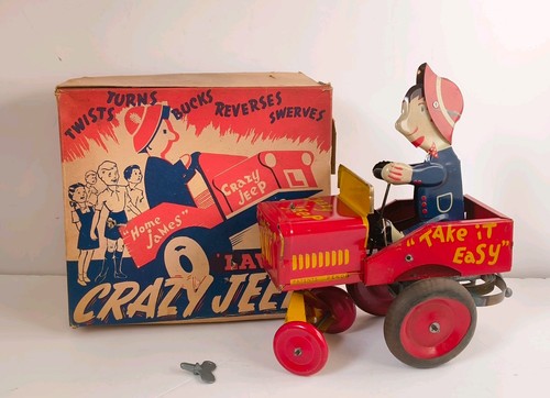 Vintage lawley crazy jeep home - vintage,