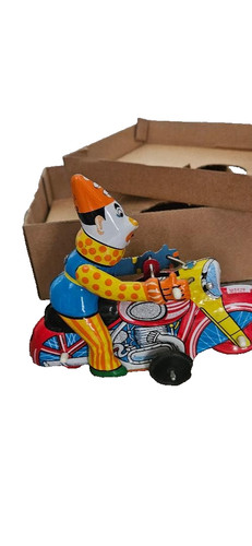Schylling clown motorcycle - clown,
